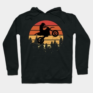 Vintage Retro Dirt Bike Hoodie